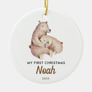 Premier Noël du bébé Bébé mignon Ours Ornement