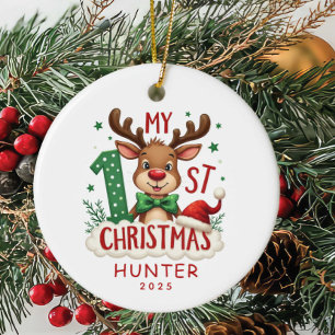 Premier Noël du bébé ornement personnalisé