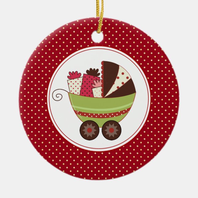 Premier Noël du bébé | Ornements de Noël (Devant)