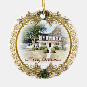 Premier Noël en nouvel ornement à la maison