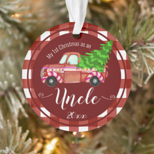 Premier Noël en photo d'oncle Red Truck