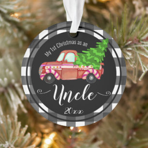 Premier Noël en tant que Camion rouge oncle