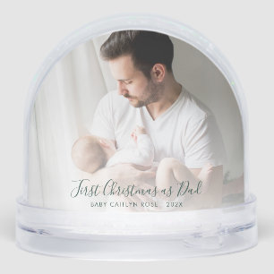 Premier Noël en tant que maman et papa Bébé Photos