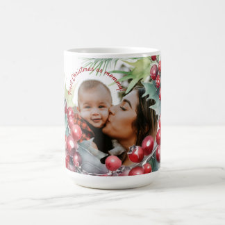 Premier Noël en tant que maman Photo Mug personnal