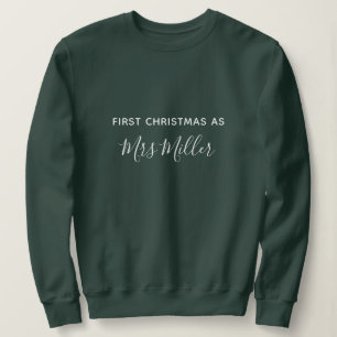 Premier Noël en tant que Mme Sweatshirt personnali