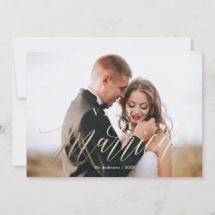 Premier Noël Monsieur et Madame Carte photo de Noë