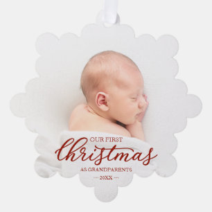 Premier Noël Ornement Grands-Parents