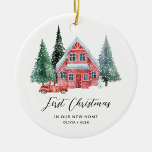 Premier Noël Ornement Personnalisé Nouveau Cadeau 