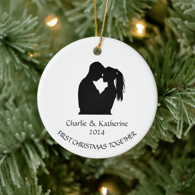Premier Noël personnalisé ensemble ornement (Arbre)