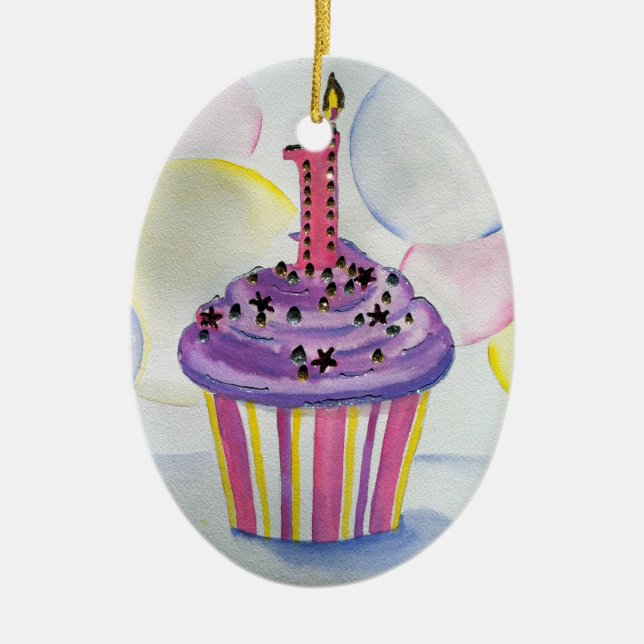 Premier ornement d'anniversaire (Devant)