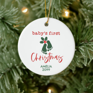 Premier ornement de lapin de Noël pour bébé person