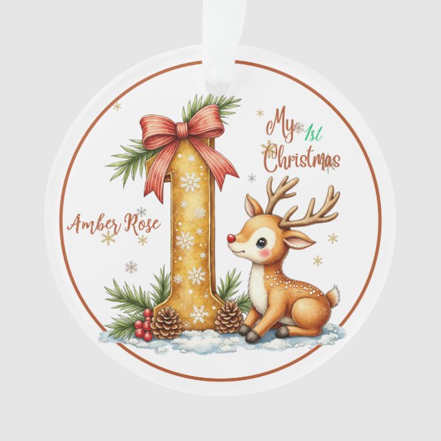 Premier Ornement de Noël (devant)