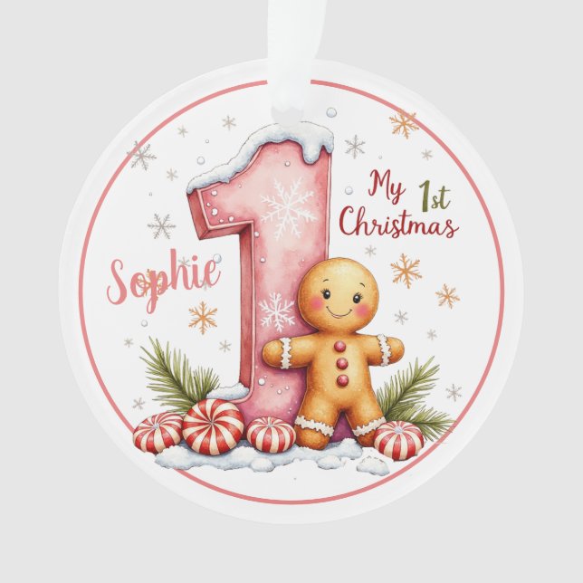 Premier Ornement de Noël  (devant)