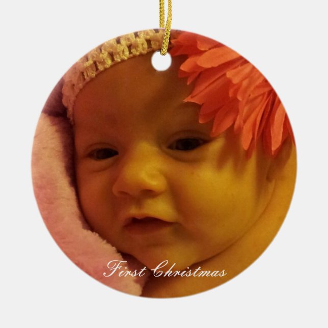 Premier ornement de Noël (Devant)