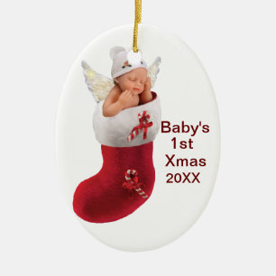 premier ornement de Noël de babys -