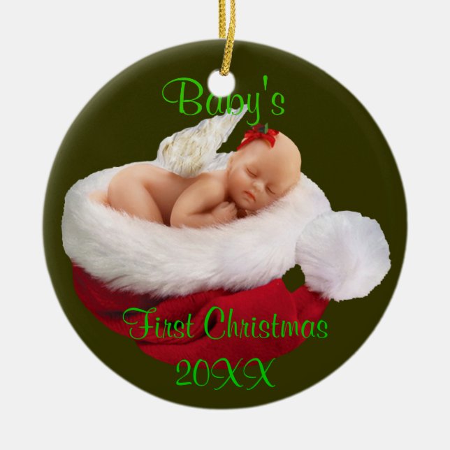 premier ornement de Noël de babys (Devant)