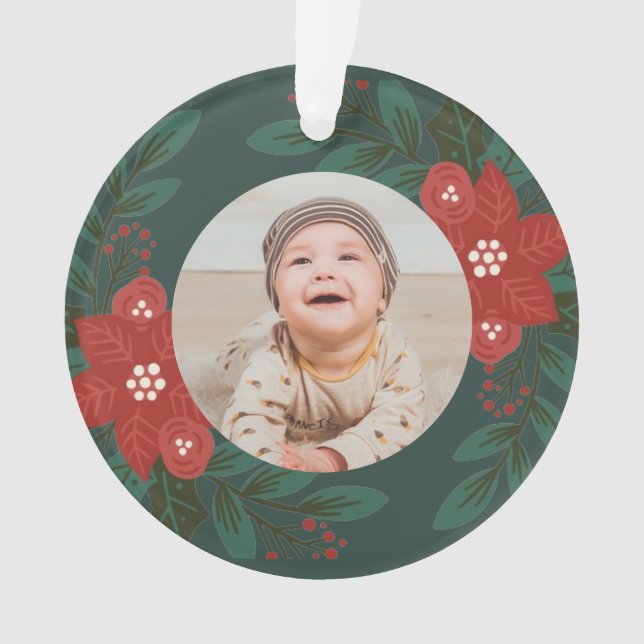 Premier ornement de Noël de bébé  (devant)