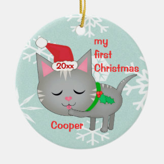 Premier ornement de Noël de coutume