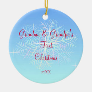 Premier ornement de Noël de grand-maman et de