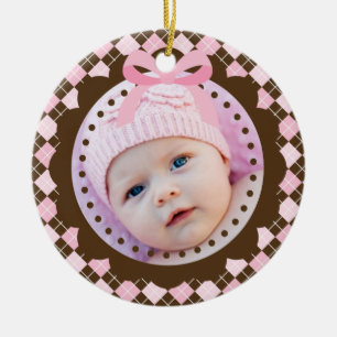 Premier ornement de Noël du bébé