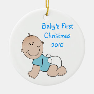 Premier ornement de Noël du bébé