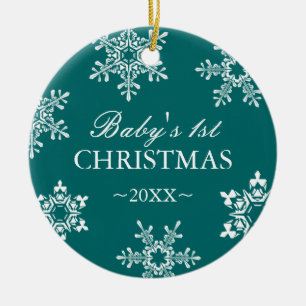 Premier ornement de Noël du bébé