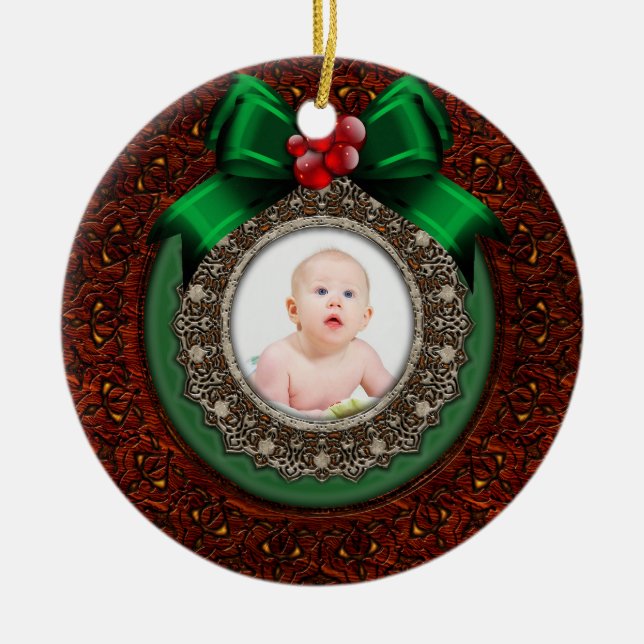 Premier ornement de Noël du bébé (Devant)