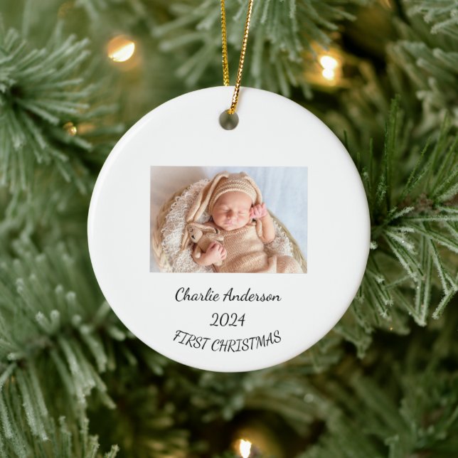 Premier ornement de Noël du bébé, 1er Noël du bébé (Arbre)