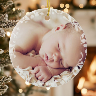 Premier ornement de Noël du nouveau-né