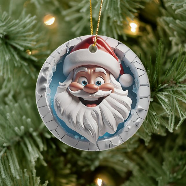 Premier ornement de Noël Père Noël (Arbre)