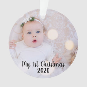 Premier ornement de Noël personnalisé pour bébé
