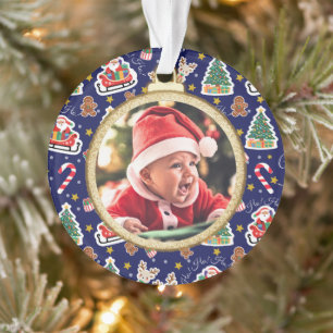 Premier ornement de Noël pour bébé adorable - Cust