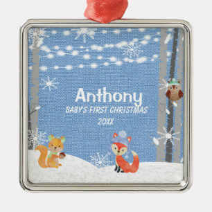 Premier ornement personnalisé d'animal de Noël de