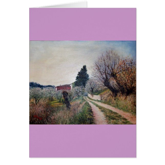 PREMIER PRINTEMPS EN GOUVERNALAIS / Paysage Toscan (Devant)