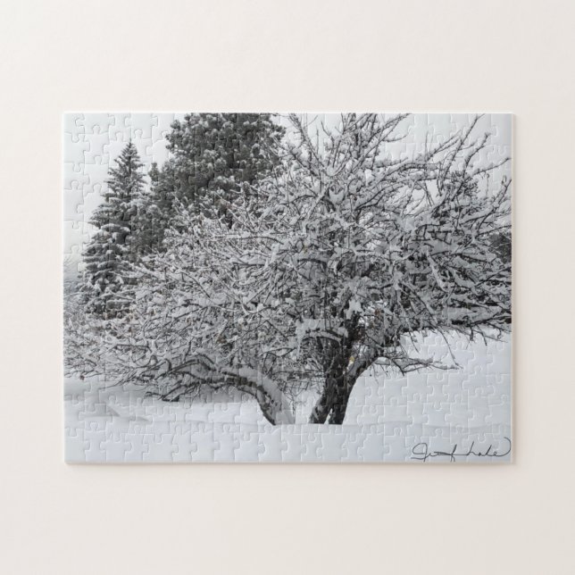 Premier Puzzle d'arbre des neiges (Horizontal)