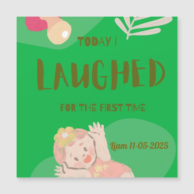 Premier rire de bébé (Devant)