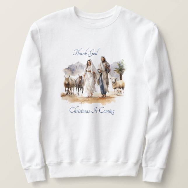 Premier Sweatshirt de la série Noël 1 (Design devant)