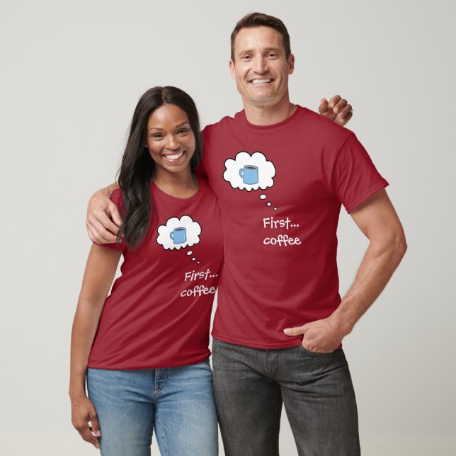 Premier... T-shirt café (Unisexe)
