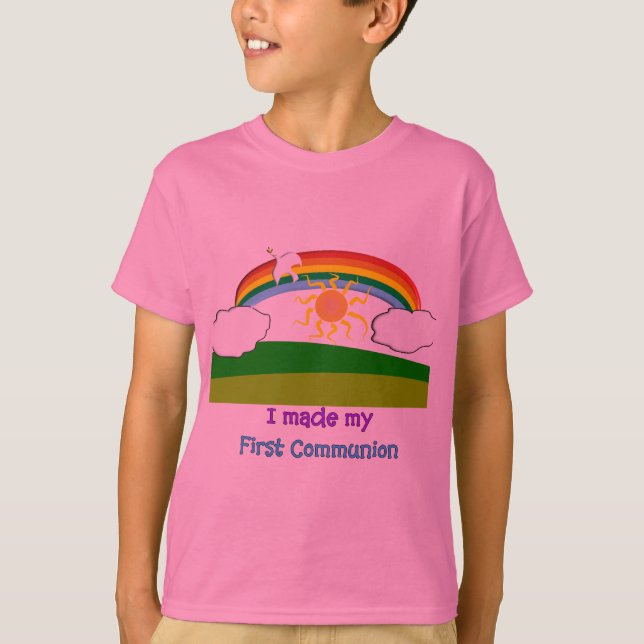 Premier T-shirt de jour de communion (Devant)