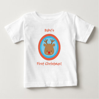 Premier T-shirt de Noël Rudolf de Noël