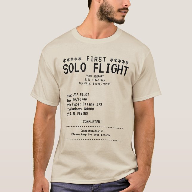 Premier T-shirt Solo (Devant)