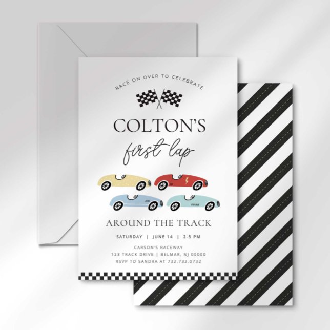 Premier tour autour de la piste Invitation d'anniv (Créateur téléchargé)