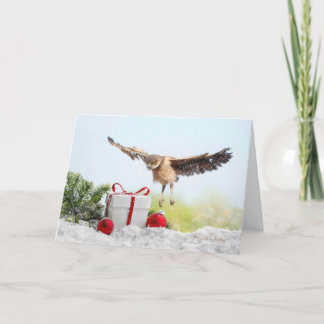 Premier vol de Noël - Carte de vacances 5x7