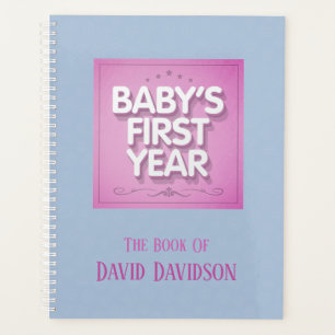 Première année du bébé personnalisé
