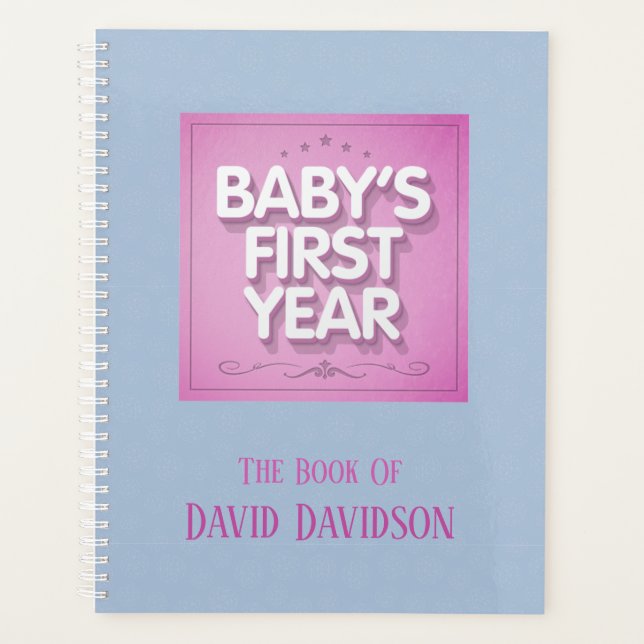 Première année du bébé personnalisé (Devant)