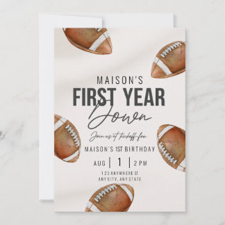 Première année réussie | Invitation d'anniversaire