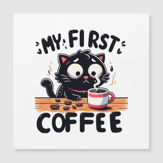 Première aventure de café noir (Devant)
