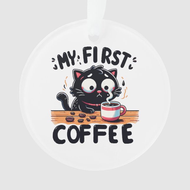 Première aventure de café noir (devant)