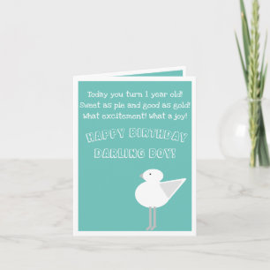 Première carte d'anniversaire