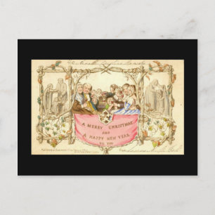 Première carte de Noël - John C Horsley - 1843